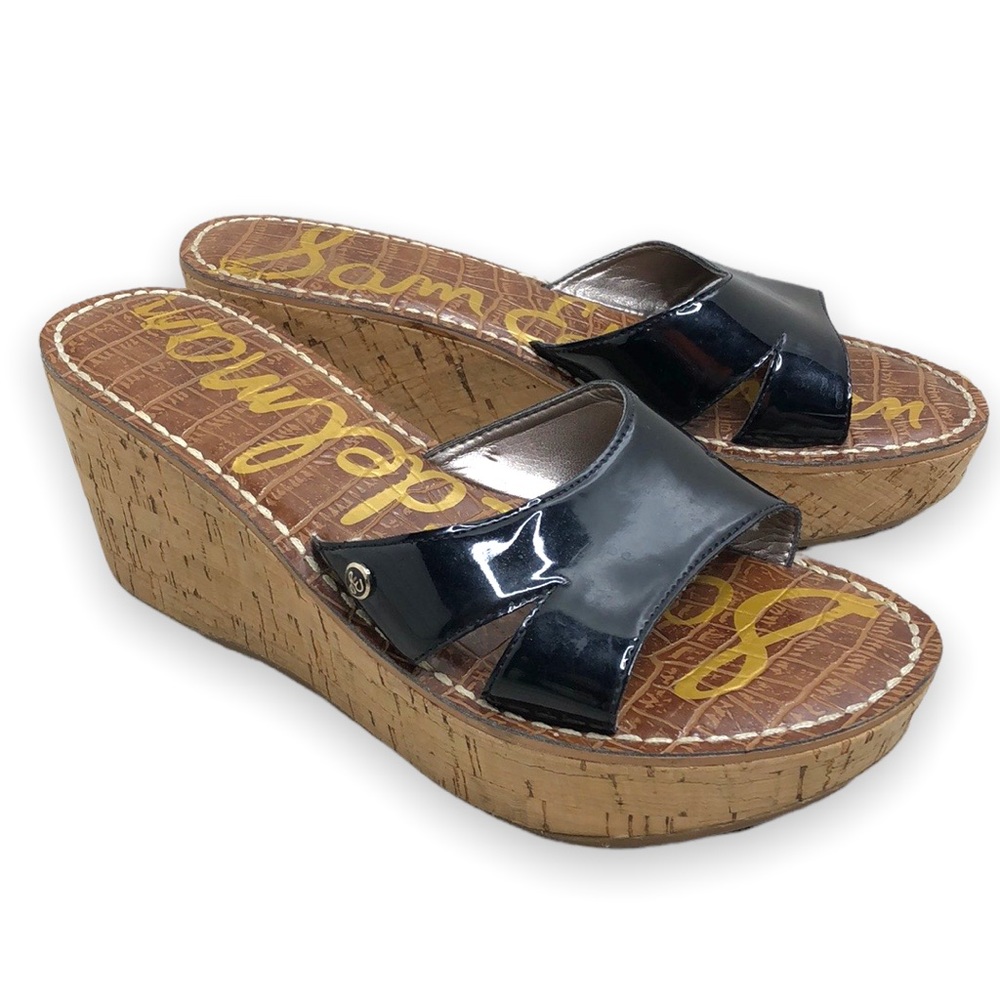 Sam Edelman womens Reid slip on slides platform wedge y2k chunky sandals 6.5